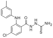 CAS#: 195370-34-4, [[4-Chloro-2-[(3-Methylphenyl)Amino]Benzoyl]Amino]Thiourea