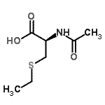 CAS 登录号：19542-76-8， N-乙酰基-S-乙基-L-半胱氨酸