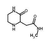 CAS 登录号：19564-13-7， N-甲基-2-(3-氧代-2-哌嗪基)乙酰胺