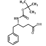 CAS 登录号：195867-20-0， (4R)-4-({[(2-甲基-2-丙基)氧基]羰基}氨基)-5-苯基戊酸