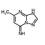 CAS 登录号：196119-61-6， 5-甲基-3H-[1,2,4]三唑并[1,5-a]嘧啶-7-亚胺