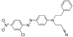 CAS#: 19649-68-4, 3-[p-[(2-Chloro-4-Nitrophenyl)Azo]-N-Phenethylanilino]Propiononitrile