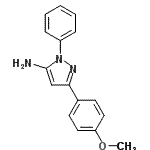 CAS#: 19652-13-2, 3-(4-Methoxyphenyl)-1-Phenyl-1H-Pyrazol-5-Amine