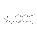 CAS 登录号：196962-67-1， 6-(三氟甲氧基)-1,4-二氢-2,3-喹喔啉二酮
