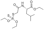 CAS#: 19700-59-5, N-(((Diethoxyphosphinothioyl)thio)acetyl)leucine ethyl ester