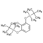 CAS#: 197014-35-0, 2,6-Bis{[Dimethyl(2-Methyl-2-Propanyl)Silyl]Oxy}Phenol