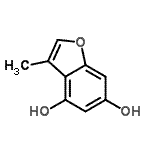 CAS 登录号：197086-89-8， 3-甲基-1-苯并呋喃-4,6-二醇