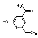 CAS 登录号：197140-53-7， 6-乙酰基-2-乙基-4(1H)-嘧啶酮