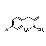 CAS 登录号：19715-80-1， 2-(4-溴苯基)-N,N-二甲基乙酰胺