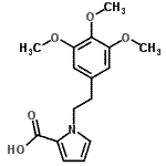 CAS 登录号：19717-25-0， 1-[2-(3,4,5-三甲氧基苯基)乙基]-1H-吡咯-2-羧酸