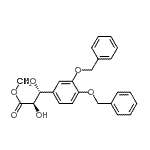CAS#: 197244-11-4, Methyl (2R,3R)-3-[3,4-Bis(Benzyloxy)Phenyl]-2,3-Dihydroxypropanoate