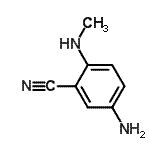 CAS 登录号：197382-76-6， 5-氨基-2-(甲基氨基)苯甲腈