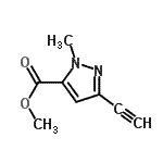 CAS#: 19762-24-4, Methyl 3-Ethynyl-1-Methyl-1H-Pyrazole-5-Carboxylate