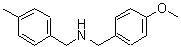 CAS 登录号：197728-27-1， 1-(4-甲氧基苯基)-N-(4-甲基苄基)甲胺
