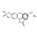 CAS 登录号：197777-68-7， 6'-羟基-3-氧代-3H-螺[2-苯并呋喃-1,9'-氧杂蒽]-3'-基二氢磷酸酯氨合物(1:1)
