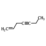 CAS 登录号：19781-78-3， 1-庚烯-4-炔