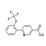 CAS#: 197847-94-2, 6-[2-(Trifluoromethoxy)Phenyl]Nicotinic Acid
