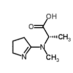 CAS 登录号：198198-32-2， N-(3,4-二氢-2H-吡咯-5-基)-N-甲基-L-丙氨酸