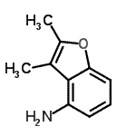 CAS 登录号：19822-55-0， 2,3-二甲基-1-苯并呋喃-4-胺