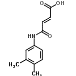CAS 登录号：198220-55-2， (2E)-4-[(3,4-二甲基苯基)氨基]-4-氧代-2-丁烯酸