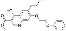 CAS#: 19828-70-7, 6-Butyl-4-Hydroxy-3-Methoxycarbonyl-7-beta-Phenoxyethoxyquinoline