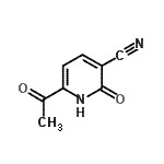 CAS 登录号：19841-84-0， 6-乙酰基-2-氧代-1,2-二氢-3-吡啶甲腈