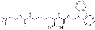 CAS#: 198545-00-5, N<Sup>2</Sup>-[(9H-Fluoren-9-Ylmethoxy)Carbonyl]-N<Sup>6</Sup>-{[2-(Trimethylsilyl)Ethoxy]Carbonyl}-D-Lysine