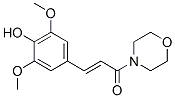 CAS 登录号：19856-69-0， (E)-3-(4-羟基-3,5-二甲氧基-苯基)-1-吗啉-4-基-丙-2-烯-1-酮