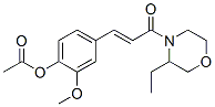 CAS 登录号：19856-74-7， 3-乙基-4-(4-乙酰氧基-3-甲氧基肉桂酰)吗啉