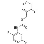 CAS 登录号：198879-58-2， 2-氟苄基(2,5-二氟苯基)氨基甲酸酯