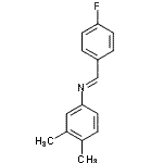 CAS 登录号：198879-69-5， (E)-N-(3,4-二甲基苯基)-1-(4-氟苯基)甲亚胺