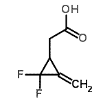 CAS 登录号：199176-95-9， (2,2-二氟-3-亚甲基环丙基)乙酸