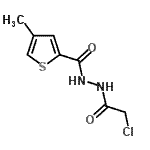 CAS 登录号：199938-54-0， N'-(氯乙酰基)-4-甲基-2-噻吩甲酰肼