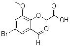 CAS 登录号：20037-38-1， (4-溴-2-甲酰基-6-甲氧基苯氧基)乙酸