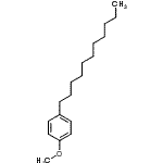CAS 登录号：20056-64-8， 1-甲氧基-4-十一烷基苯