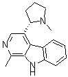 CAS 登录号：20069-02-7， 1-甲基-4-[(2S)-1-甲基-2alpha-吡咯烷基]-beta-咔啉