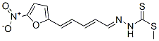 CAS 登录号：20091-89-8， 3-[5-(5-硝基-2-呋喃基)-2,4-戊二烯亚基]二硫代肼基甲酸甲酯
