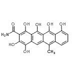 CAS#: 2011-31-6, 1,3,4,10,11,12-Hexahydroxy-6-Methyl-2-Tetracenecarboxamide