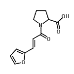 CAS 登录号：201156-86-7， 1-[(2E)-3-(2-呋喃基)-2-丙烯酰基]脯氨酸