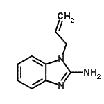 CAS 登录号：201299-82-3， 1-烯丙基-1H-苯并咪唑-2-胺