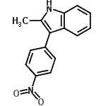 CAS 登录号：2013-84-5， 2-甲基-3-(4-硝基苯基)-1H-吲哚