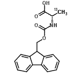CAS 登录号：201489-21-6， N-[(9H-芴-9-基甲氧基)羰基]-L-(3-<sup>13</sup>C)丙氨酸