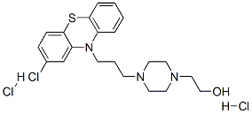 CAS#: 2015-28-3, 2-[4-[3-(2-Chlorophenothiazin-10-Yl)Propyl]Piperazin-1-Yl]Ethanol Dihydrochloride