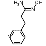 CAS#: 201546-79-4, N-Hydroxy-3-(3-Pyridinyl)Propanimidamide