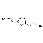 CAS 登录号：20156-18-7， 2,4-二[(1E)-1-丙烯-1-基]-1,3-二氧戊环
