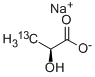 CAS 登录号：201595-70-2， (2S)-2-羟基-丙-3-13C 酸单钠盐