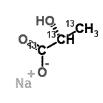 CAS 登录号：201595-71-3， 钠(2S)-2-羟基(<sup>13</sup>C<sub>3</sub>)丙酸酯