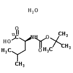 CAS 登录号：201740-80-9， N-{[(2-甲基-2-丙基)氧基]羰基}-L-(1-<sup>13</sup>C)亮氨酸水合物(1:1)