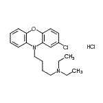 CAS 登录号：201788-90-1， 4-(2-氯-10H-吩恶嗪-10-基)-N,N-二乙基-1-丁胺盐酸盐(1:1)