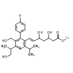 CAS 登录号：201793-00-2， 钠(6E)-7-[4-(4-氟苯基)-5-(羟基甲基)-6-(1-羟基-2-丙基)-2-异丙基-3-吡啶基]-3,5-二羟基-6-庚烯酸酯
